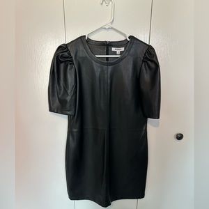 BB Dakota Vegan Leather Puff Dress
